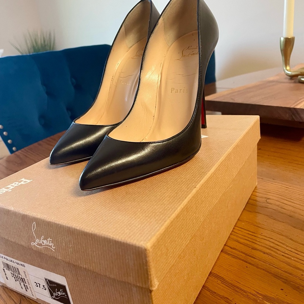 Christian Louboutin Black Red Bottoms